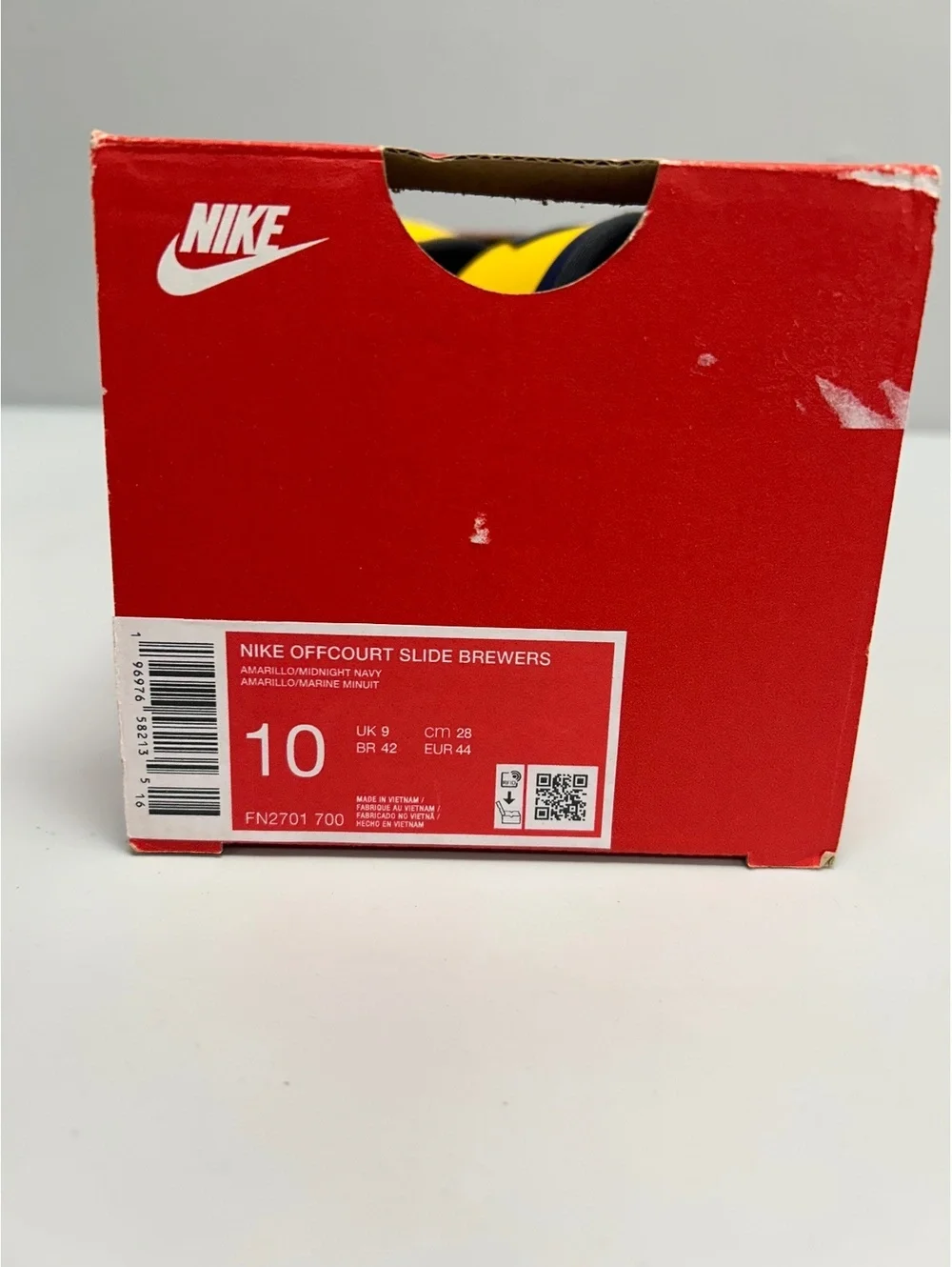 Nike Offcourt Slide Brewers Men's Size 10
